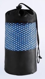 Yoga Towel, Pilates mat,Yoga mat,Yoga Blanket,Yoga mat,hot Yoga mat Towel 72" L x 25" W (Dark Blue) - Image 2