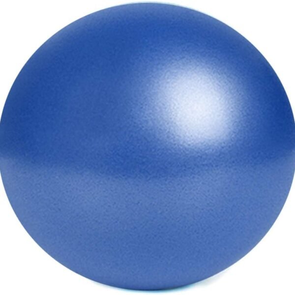 Mini Exercise Ball for Yoga,Pilates,Stability Blance Exercise Training Gym Anti Burst and Slip Resistant BallWith Inflatable Straw (Blue)