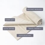 Suede Sweat Towel for Yoga, Pilates, Hot Yoga, Home Workouts, Gym - Soft Absorbent Quick Dry Hand Towel Travel Size - Image 2