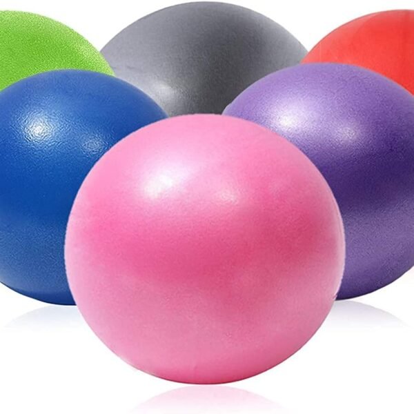 Mini Yoga Balls 9 Inch Exercise Pilates Therapy Balance Equipment for Home Stability  Training PhysicalCore Training(6 PCS)