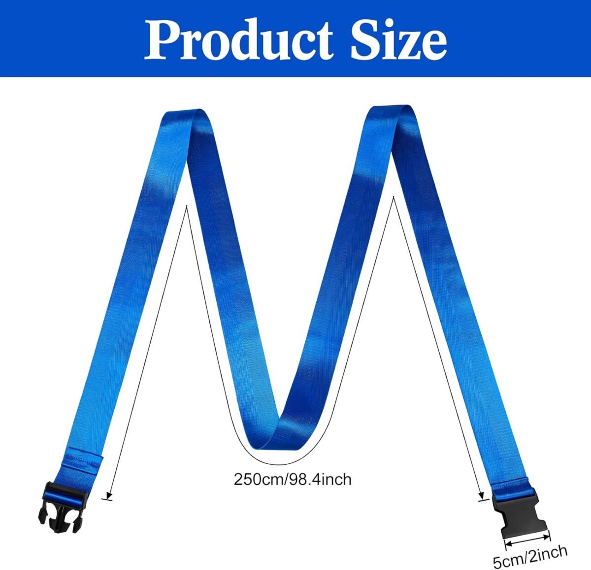 Extremity Mobilization Belt Manual Traction Mobility Strap Adjustable Fun Gait Belts for Stretching Yoga Leg Shoulder Exercise - Image 2