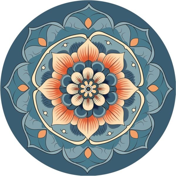 Extra Large Round Meditation Mat Circular Anti Slip Oversize Rubber Furniture Pad for Yoga,Meditation,Pilates,Exercise for Home Outdoor(140CM X 3.5MM Thick)