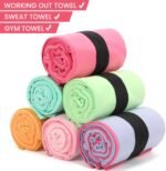 6 Pack Microfiber Gym Towel Quick Dry Lightweight Workout Gear for Men Women Sports Exercise Fitness Tennis Running Riding Hiking Camping Yoga Sweat Towels(6 Pack(Light)) - Image 2