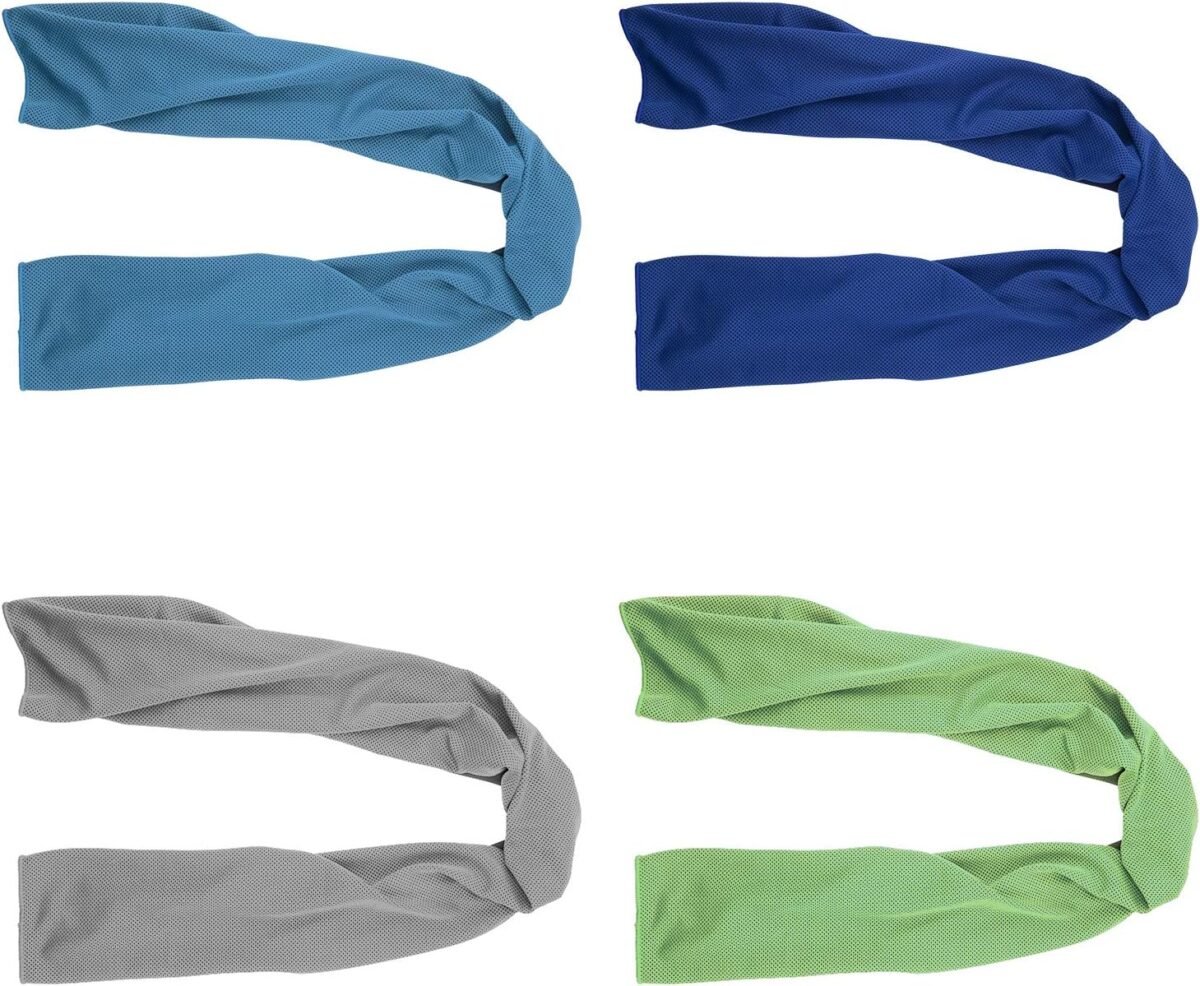 4 Packs Cooling Towel (40"x 12"), Ice Towel, Microfiber, Soft Breathable Chilly Towel Stay Cool for Yoga, Sport, Gym, Workout, Camping, Fitness, Running, Workout & More Activities (Multicolor) - Image 1