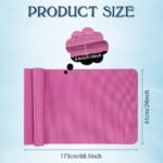 10 Pack Yoga Mats Bulk, 68'' x 24'' x 4mm Thick Yoga Mats for Kids and Adult Gym Mats Bundle Latex Free Exercise Mats with Non Slip Texture for Outdoor Yoga, Pilates or Workout (Multicolor) - Image 2
