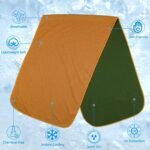 Cooling Towels for Neck and Face - Microfiber Chilly Towel Yoga Towel for Men or Women Ice Cold Towels for Yoga Gym Travel Camping Golf Football & Outdoor Sports - Image 2